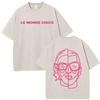 French Rapper Pnl Album Merch Graphic Tshirt Le Monde Chico Tshirt Unisex Unisex Fashion Hip Hop Oversized Vintage Washed Tshirts