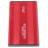 Hard Drive Enclosure 2.5in 4TB LED Indication Aluminum Housing Hot Swappable 5Gbps USB 3.0 Port External HDD Case Red