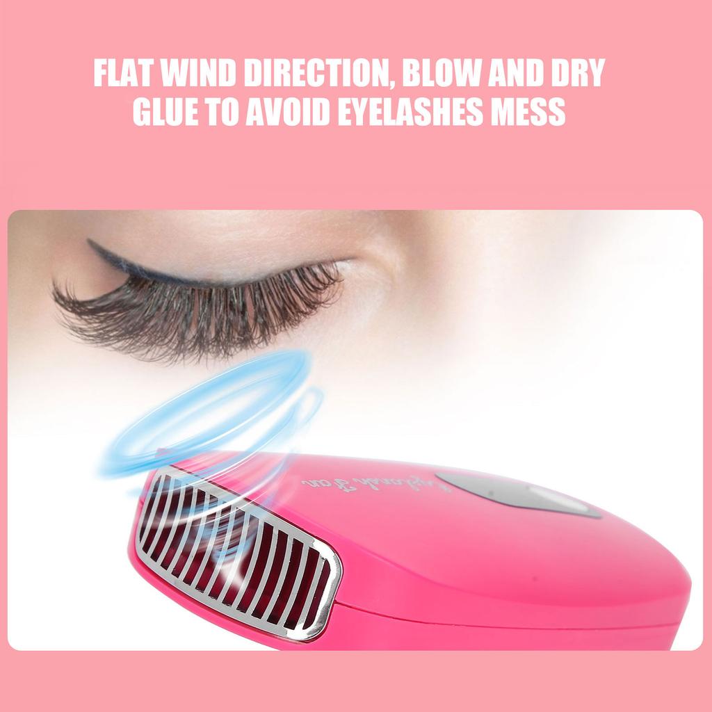 Eyelash Blow Dryer Fan USB Rechargble Grafting Eyelashes Extension Glue Dryer Fan