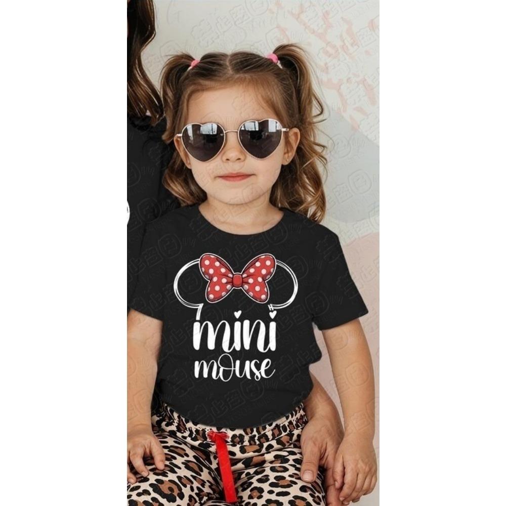 Minnie Mom Mama Casual Women's Cotton Girls Tees Trendy Oversized 100% Pure Cotton Printed T-shirt