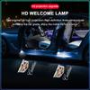 2 peças Acessórios para Carro Luz de Boas-vindas LED HD Lâmpadas Projetoras de Porta de Carro Para Cadillac Escalade Tiburon Deville Seville XT5 XTS CTS BLS SLS DTS SRX
