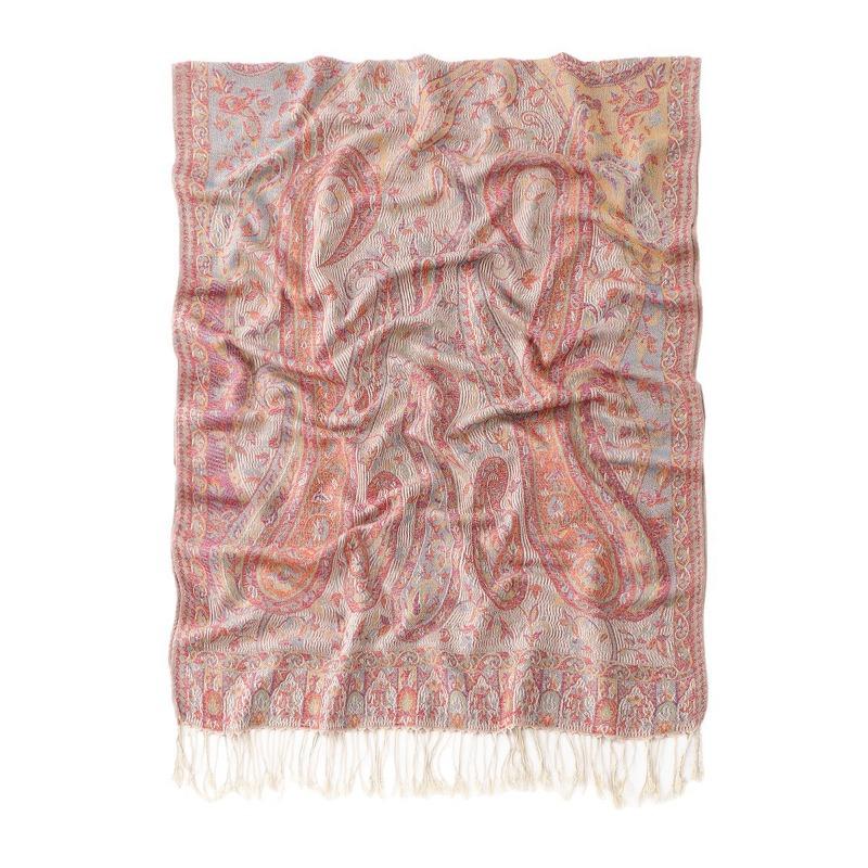 Jacquard Cashew Fringed Versatile Long Towel Bohemian Ladies Shawl Scarf Headscarf