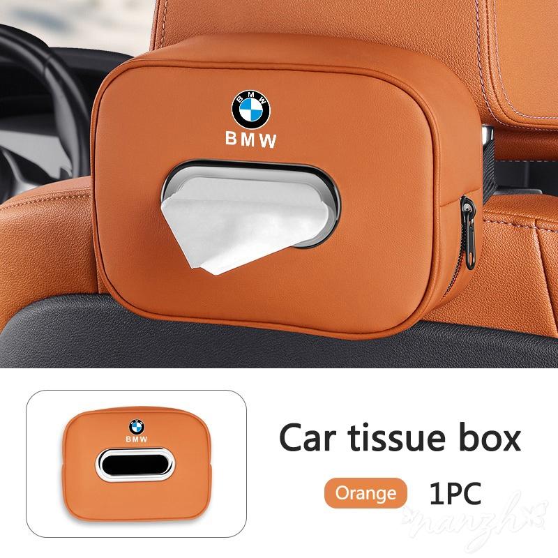 Nappa Leather Car Tissue Box Center Console Armrest Napkin Box For BMW F20 G20 G30 X3 X4 X5 G05 X6 X7 G11 F15 F16 G01 Keychain AZ7