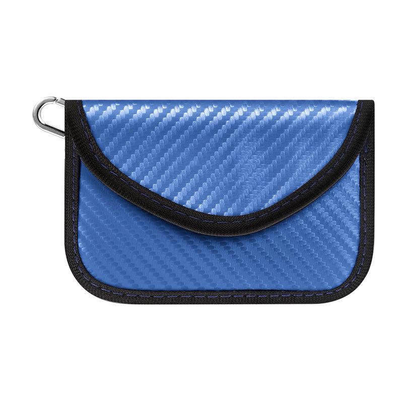 Nouveau boîtier de protection anti-vol pour clé de voiture en fibre de carbone avec blindage RFID