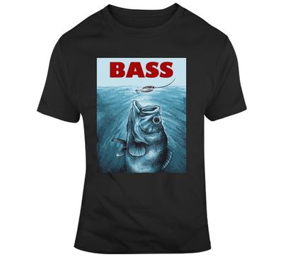 Der Weiße Hai Bassangeln Hai Lustiges T-Shirt