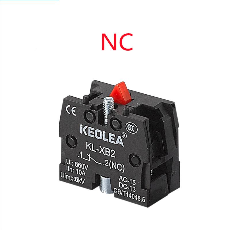 22mmMomentary Push Button Switch 10A 240V~3A Circular Small Size Flat Round Panel NC/NO XB2-BA31 XB2-BA42 ZB2-BE101C 102C