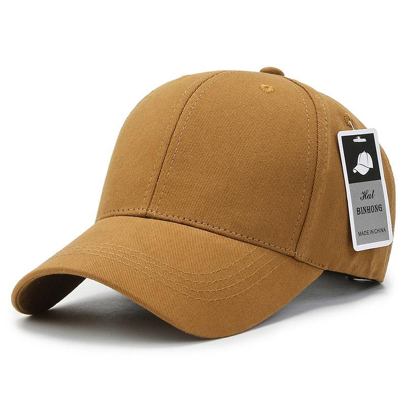 Simple Solid-Color Baseball Cap, Outdoor Sports Style, Dad Cap, Unisex, Adult Size, Black