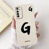 For Realme X2 XT Lucky Initial Letter Phone Case For Realme XT X2 Soft Silicone Shockproof Cases