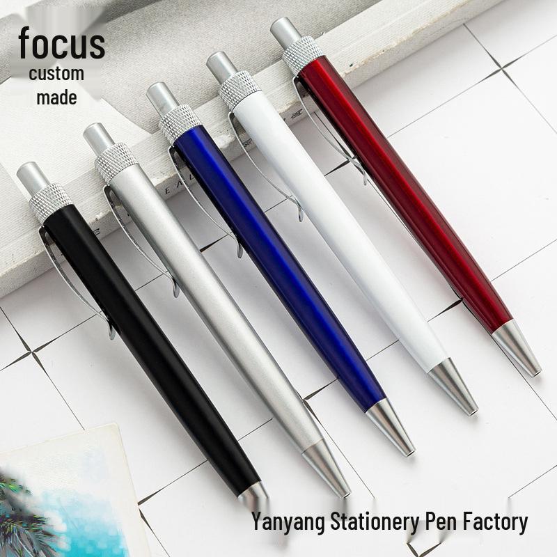 Custom Logo Metal Ballpoint Pen - Business Gift & Promotional Office Item Click Action