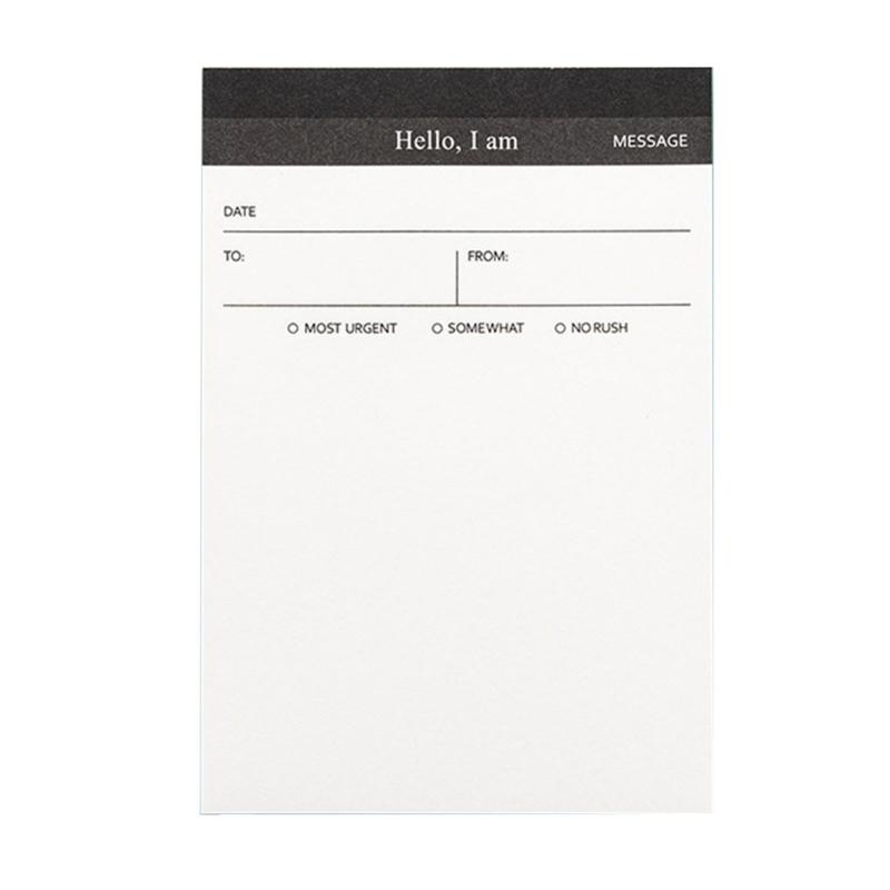 Small Notebook Tearable 50 Sheets Unlined Daily Schedule Planner Notepads Checklist Writing Pad Memopad for Notes Plans