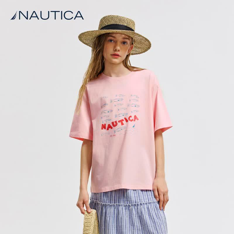 NAUTICA Kids Animal Print Short Sleeve T-Shirt 140/64
