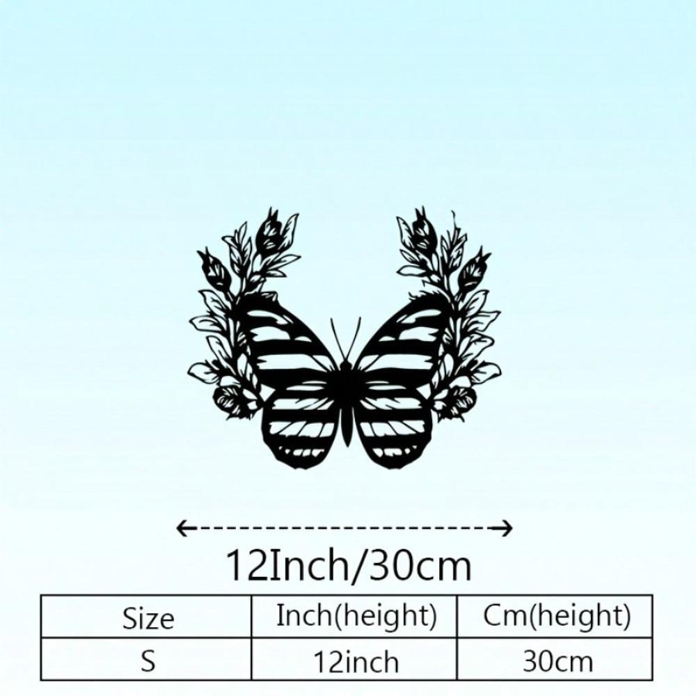 Patriotic Metal Wall Art Vintage Iron Butterfly Decor for Home Gift разноцветный