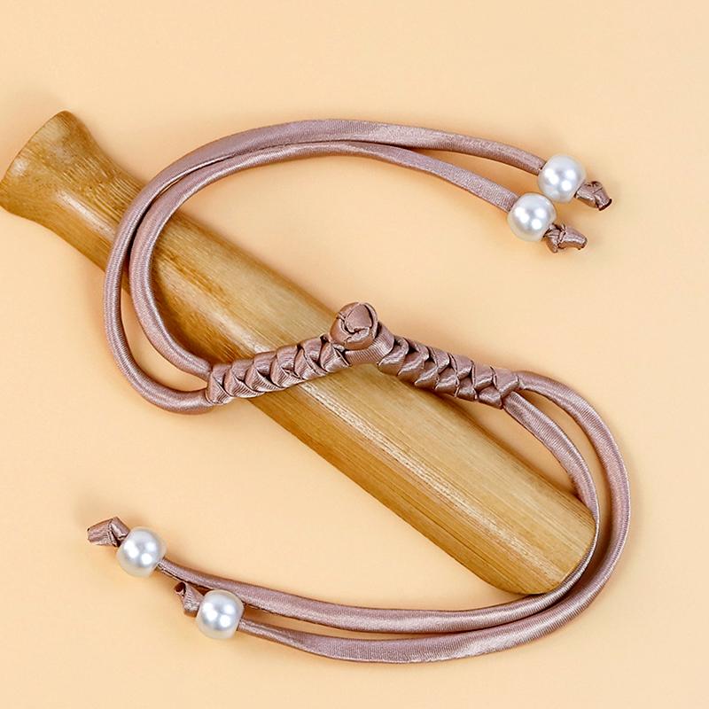 1PC Tassel Buckle Handmade Chinese Button Plate Buckle Long Tail DIY Sewing Cheongsam Hanfu Braided Knot Apparel Supplies