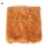 Pet Costume Funny Lion Mane Wig Headgear Hat Halloween Festival Decor for Dog