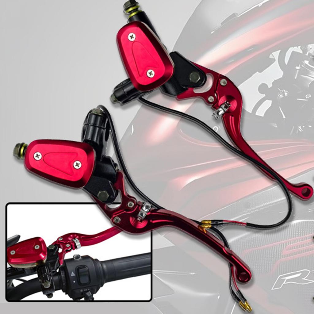 Motorcycle Brake Pump Front Brake Clutch Cylinder Hydraulic Brake Lever Motorbike Modification Set
