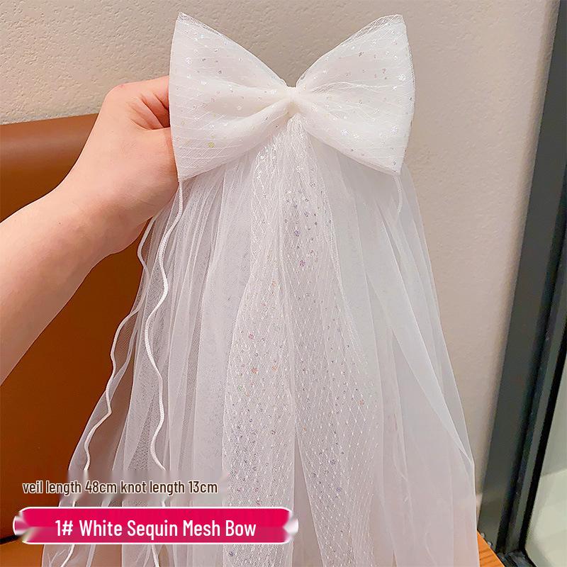 Glowing Veil Fairy Style Light-Up Photo Props for Kids' Travel Photography