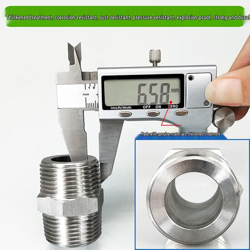 304 Stainless Steel Straight Reducing Hex Adapter