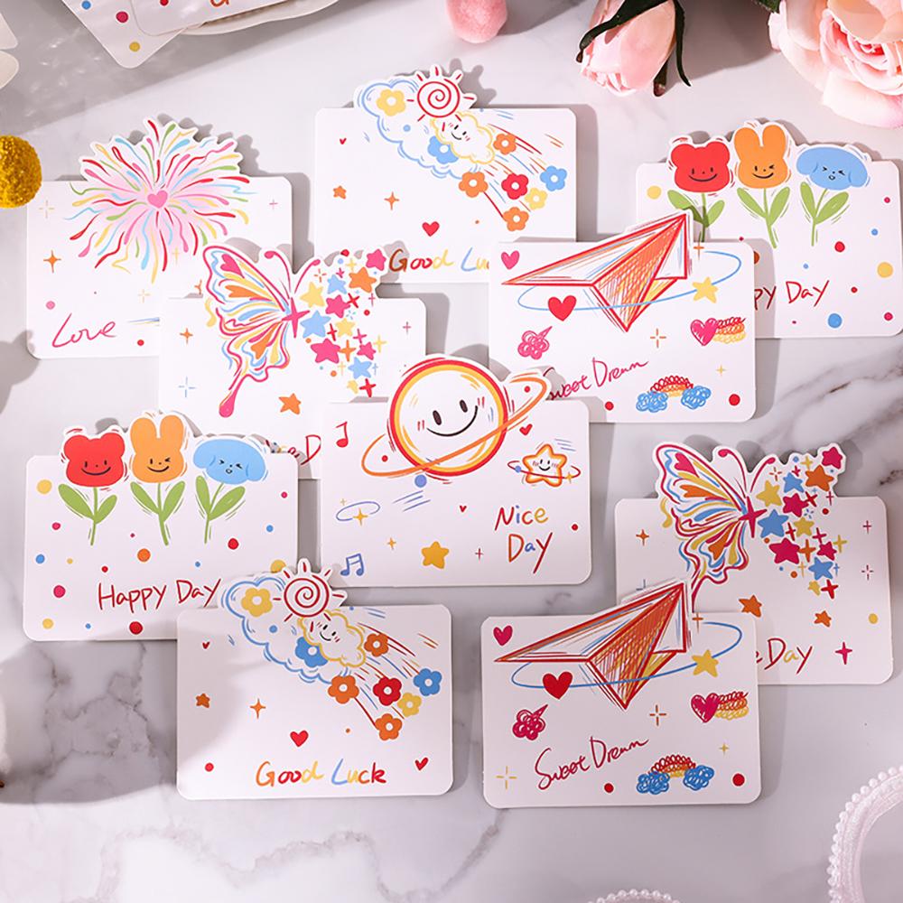Einfache und Schlichte Bildgrußkarte Qixi Valentinstag Geburtstag Dankeskarte Segenskarte