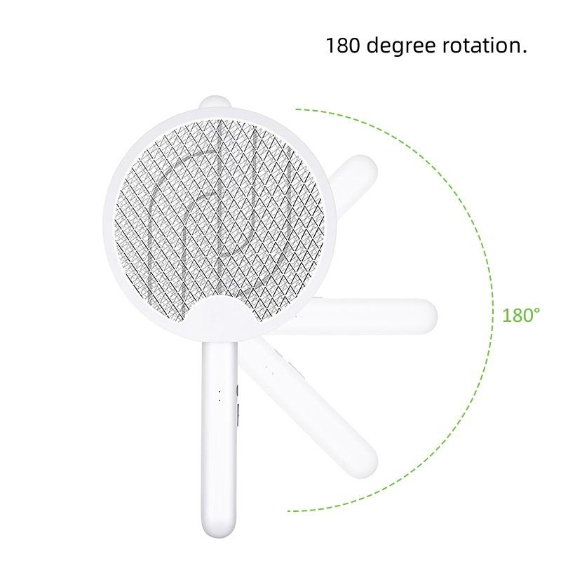 Electronic Mosquito Killer Hand-held Electric Mosquito Swatter Wall-mounted Mosquito Killer 1200mAh Lithium Battery USB Charging