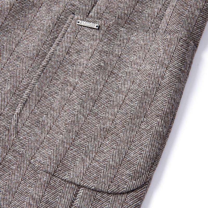 MONTAGUT Men's Wool Blend Suit Jacket