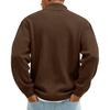 Men's Vintage Corduroy Long,Sleeve Top | Zip,Up Stand Collar Stylish Casual Shirt For Daily & Outing Wear