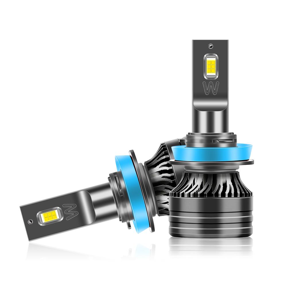 Roadsun 6000K White H11 Car LED Headlights 20000LM High Power 150W 3570 CSP Chips Auto LED Bulbs For vehicles