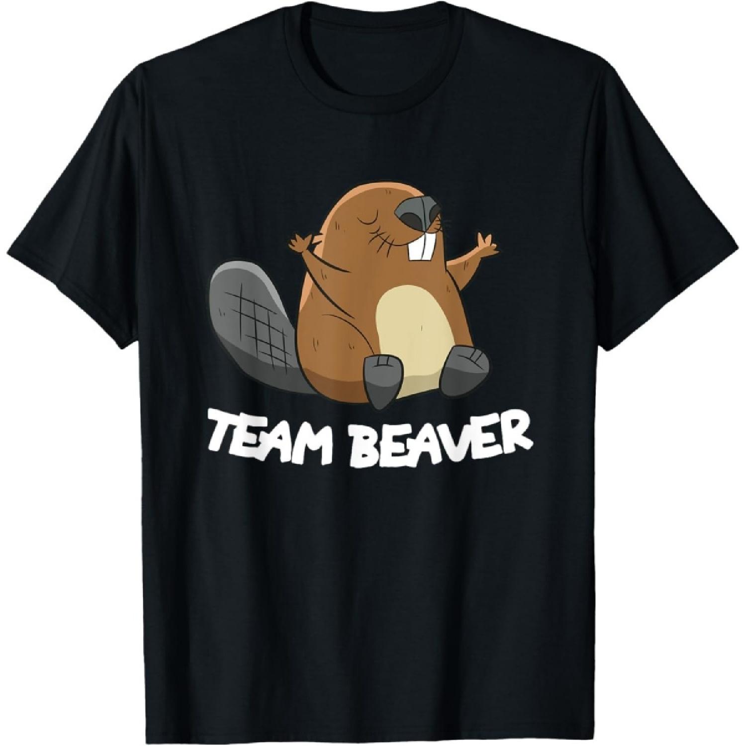 KSDHFE Team Beaver Funny Beaver T-Shirt S