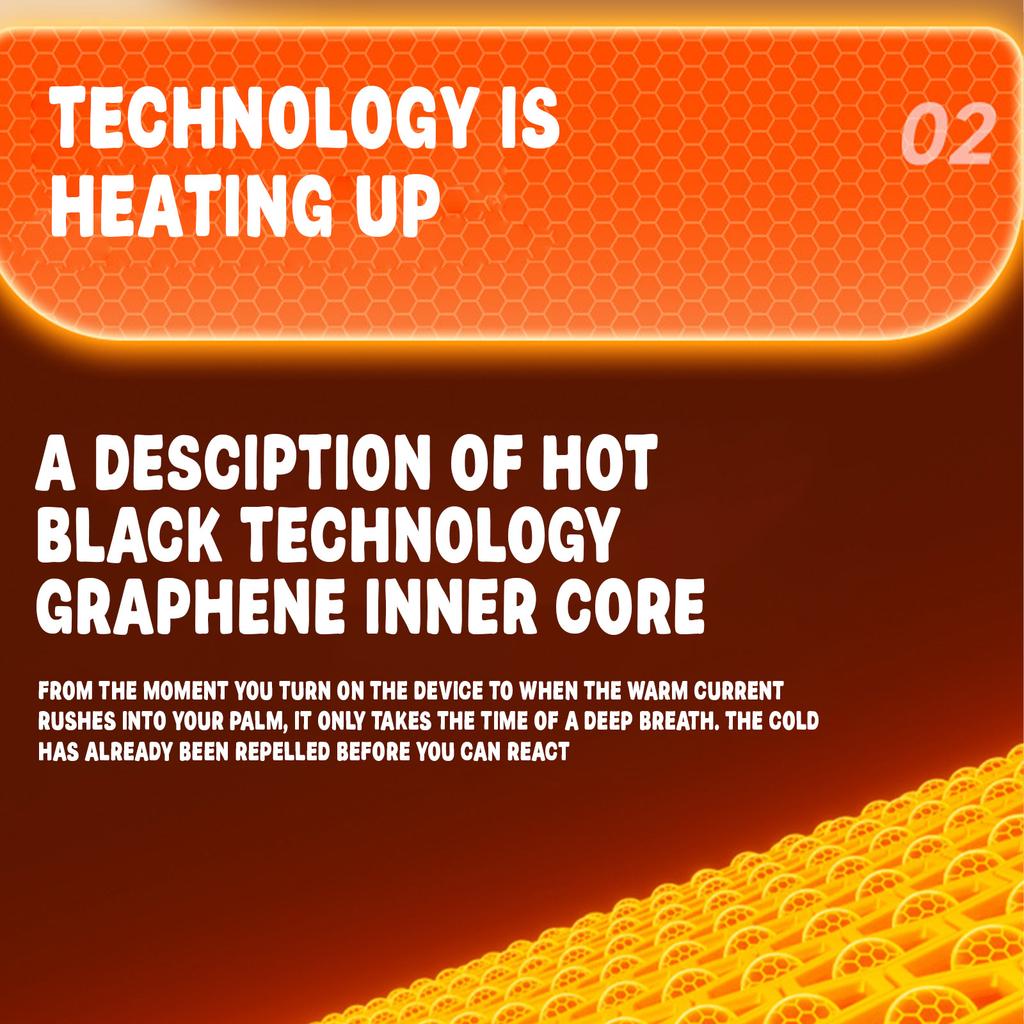 Handwärmer Tragbarer Taschenhandwärmer, Magnetischer Elektrischer Handwärmer Kreativer Geteilter Handwärmer Outdoor-Wärmer Tragbar Zwei in Eins.