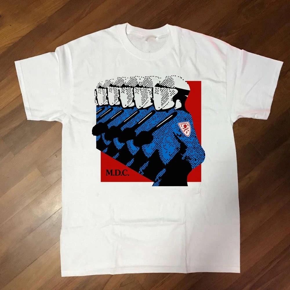 

Millions of Dead Cops BAND MDC ALBUM WHITE T Shirt All Size S-5XL Unisex T-Shirt XL