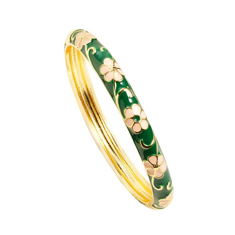 Light Luxury Oil Drop Flower Bracelet Women's All-match High-end Jewelry Bracelet