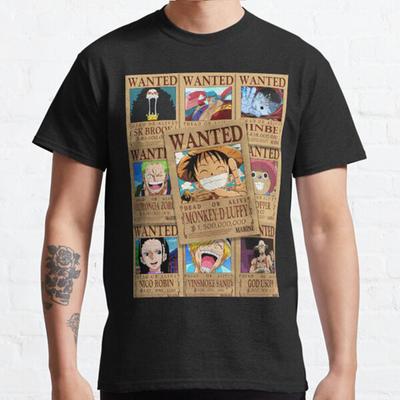 Summer Men Fashion Casual Short Sleeves One Piece Anime and Manga Black Tees Oversized T-shirts