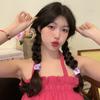 Jahr Farbe Großer Kreis Kinder Gummiband Haare nicht ziehend Mädchen Stirnband Korea Süß und Niedlich Haaraccessoires Haargummi