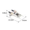 Interstellar fighter spaceship Building Block Toy Fighter Aircraft Series For Boys and Girls Creative Gifts