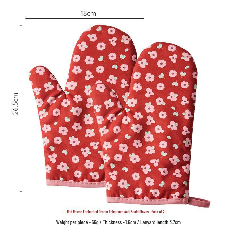 Thickened Heat-Resistant Kitchen Oven Mitt