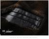 Men's Fur-Lined Leather Jacket with Plush Lining - Ideal Winter Wear for Middle-Aged and Elderly.