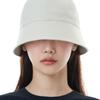 LUOESPAC Overfit Round Bucket Hat (Ivory)