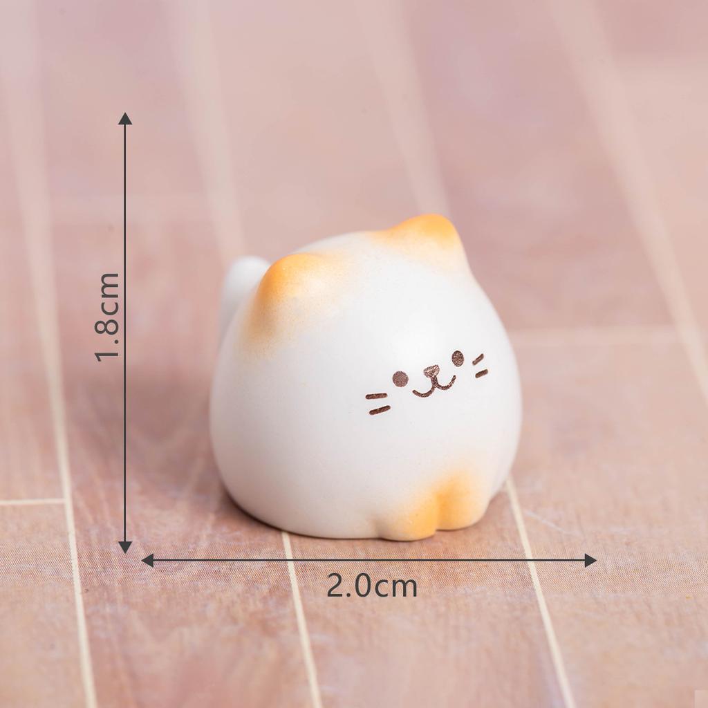 Kawaii Mini Cats Ornament Fairy Garden Kitten Statue Gift Kids Children Baby Room Decoration Toys Miniature Figurines Home Decor