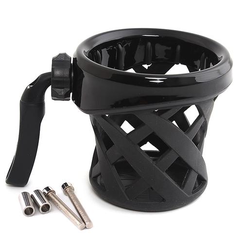 Motorcycle Accessory Drink Cup Holder With Mounting Hardware Aluminum Chrome Black Carbon Fiber For Honda Gold Wing GL1800 2018+