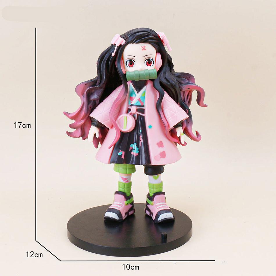 Demon Slayer Anime Action Figure Nezuko PVC Model Toys Kimetsu No Yaiba Warriors Action Figure Model Toys
