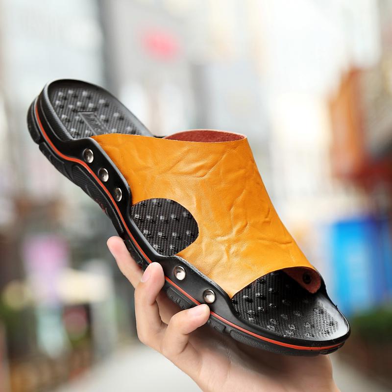 Summer Men Slippers Breathable Clogs Sandals Beach Classics Outdoor Flip Flops Plus Size Men Shoe