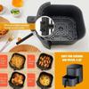 Air Fryer Grill Pan for COSORI Air Fryer Pro LE 5 QT, Non-Stick 8.23’’*8.23’’Square Air Fryer Rack Replacement Parts Accessories Grill Plate