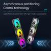12x12cm Universal Computer Fan Addressable ARGB Asynchronous Light Support Silents PWM Technology Mirror Finish