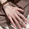 Mini Small Pattern Tattoo Sticker, Korean, Star Cat Paw Music Note Finger, Waterproof And Long-Lasting Sticker On The Back Of The Hand