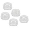 Stove Knob Safety Covers Hard Heatproof PC Childproof Oven Knob Locks for Knob Diameter Less Than 2.4in