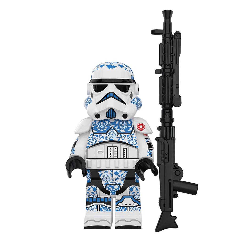 Jucărie Blocuri de Construcție Star Wars Pentru Copii Material Plastic Înălțime 4,5 cm
