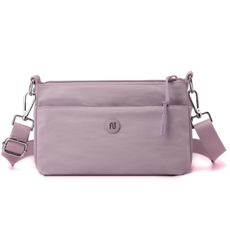 Women's Bag Solid Color Shoulder Bag Multi-Compartment Crossbody Bag