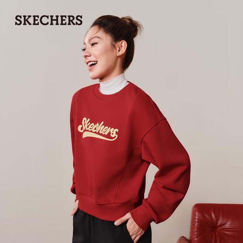 Skechers Women s Casual Pullover Knit Sweatshirt L126W001 M 6250₽