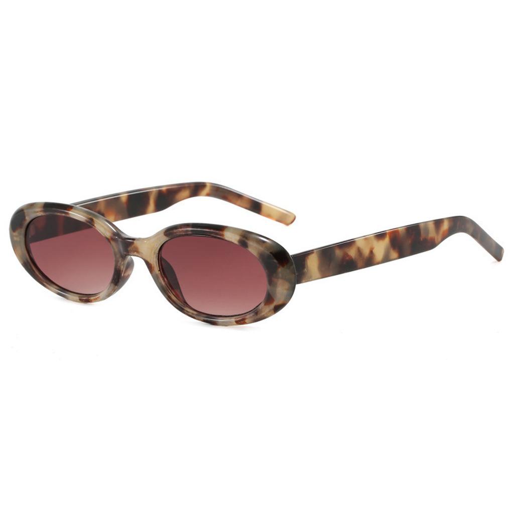 Vintage Oval Eyewear Comfortable Small Frame Eyewear Retro Sunglasses Trendy Oval Frame Sunglasses For Party Gatherings Outdoor