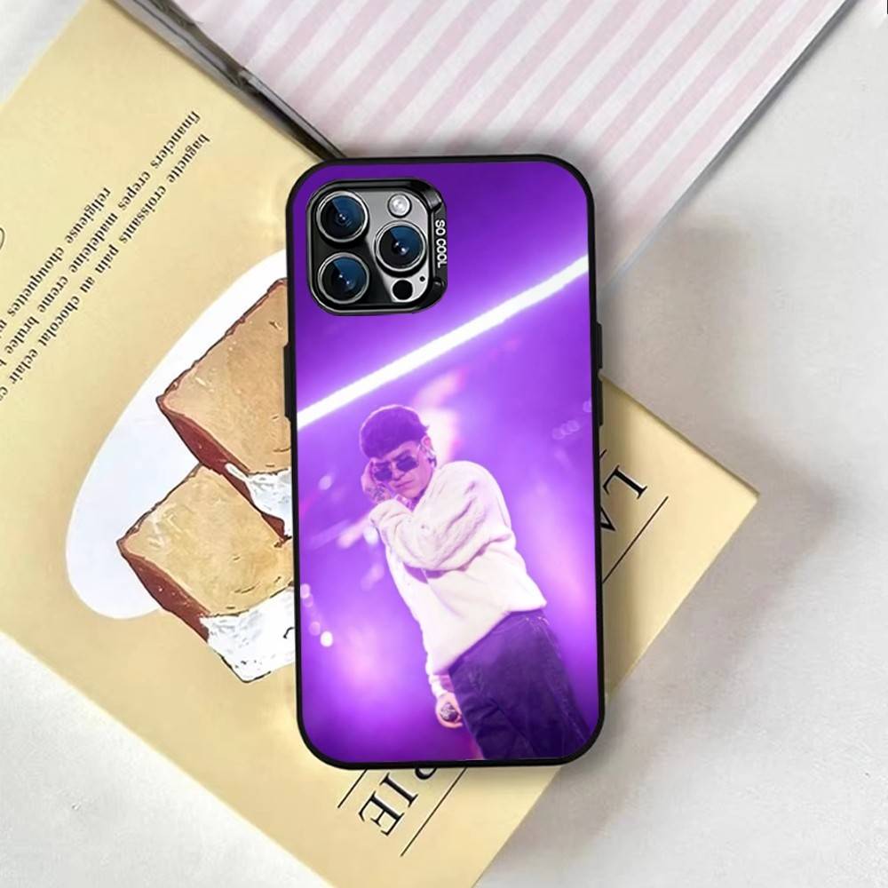 J-Junior H Phone Case For iPhone 17,16,15,14,13,12,11 Plus,Pro Max,XS,Colorful Silver Black Cover