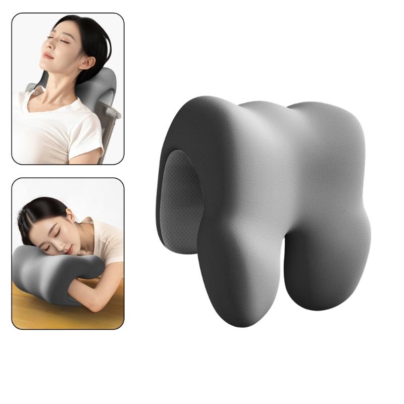 Postures Correcting Headrest for Computer Chairs Ergonomic Memory Foam Office Chair Neck Support Pillow for Napping